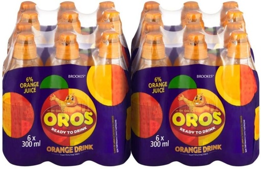 [DKJH26TXQGUVHVFF] Oros Orange Drink (24 x 300 ml)