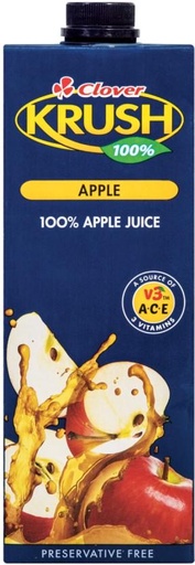 [DKJH26TUFE7WA8TF] Clover Krush Apple 100% Juice Blend (6 x 1 L)