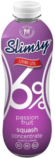 [CNTH7RZHMJGNP7PY] Slimsy SQUASH 1LT, PASSION FRUIT (1 L, Pack of 6)