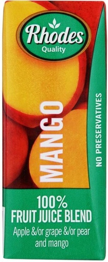 [DKJHFRU4H4SYDKGG] Rhodes Mango 100% Fruit Juice Blend (200 ml)
