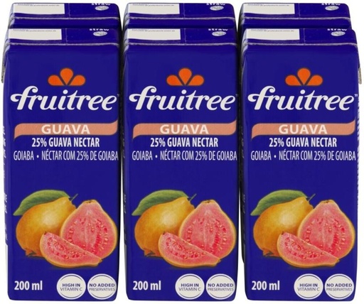 [DKJH26TJG7B4ZDHG] Fruitree Guava Nectar (6 x 200 ml)