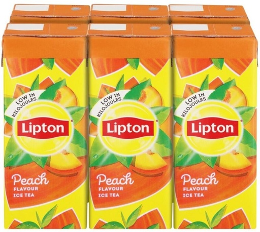 [DKJH26TJ6UTWHGKY] Lipton Peach Flavoured Iced Tea (6 x 200 ml)