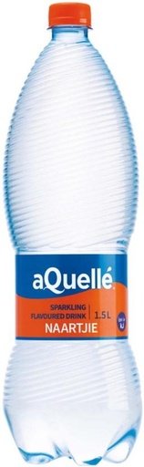 [WERHFQSDCEGBGRJH] aQuelle Sparkling Naartjie Flavoured Water (1 x 1.5 l)