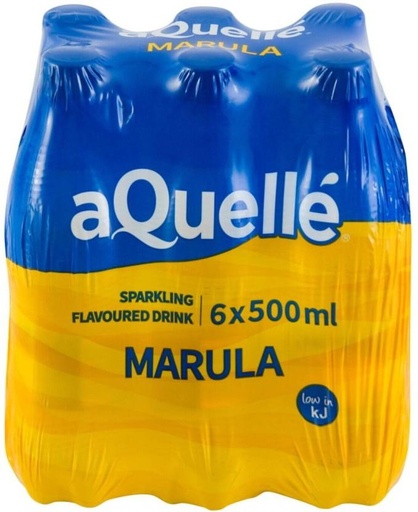 [WERHFQSKRFEZYAEA] aQuelle Sparkling Marula Flavoured Water (6 x 500 ml)