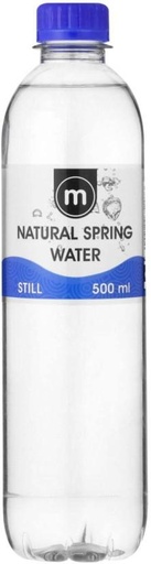 [WERHDESC95FYPAD9] M Spring Water (6 x 500 ml)