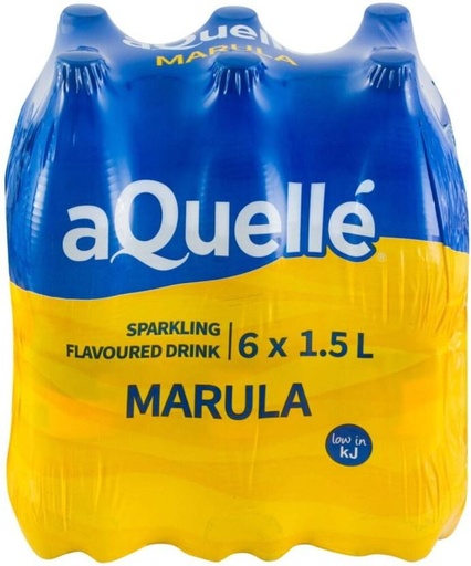 [WERHFQSDGRPPDPKM] aQuelle Sparkling Marula Flavoured Water (6 x 1.5 l)