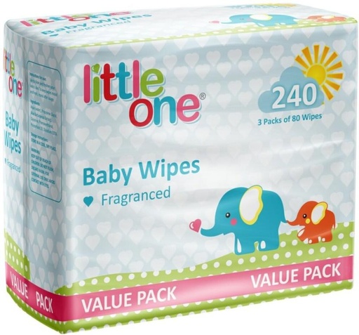 [WPEH4ZRFHGV2NXRT] Little One Fragranced (Pack of 1, 240 Wipes per Pack)