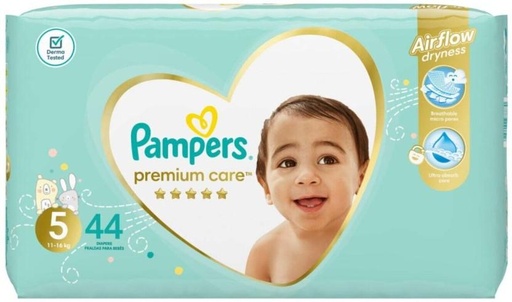 [DIRH4U47SFEGHTHZ] Pampers Premium Care Air Flow Dryness Tape Diapers - S (44 Pieces)