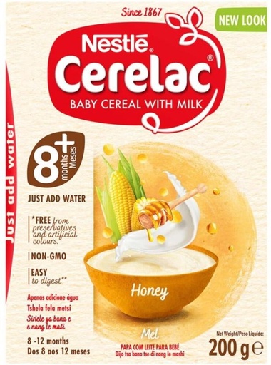 [BCEH7Z2KNYRGHFGH] Nestle Cerelac Stage 2 Honey Cereal (200 g, 8+ Months)
