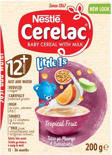 [BCEH7Z2KX5ZXMUVK] Nestle Cerelac Little 1's Tropical Fruit Cereal (200 g, 12+ Months)