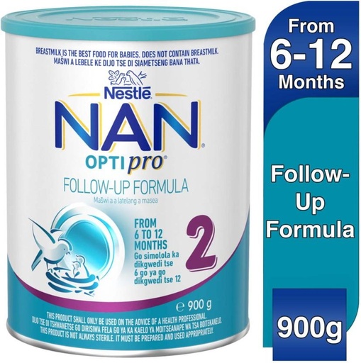 [INFHFSWTFHAVJGVQ] Nestle Nan Optipro Follow-Up Formula 2 (6 x 900 g, 6-12 Months)