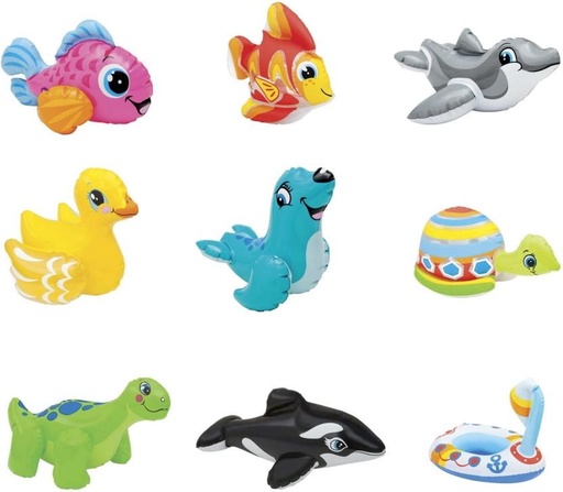 [IFPH7RMKBBYWHYF7] Intex Multiple Animal Toys Bath Toy (Multicolour)