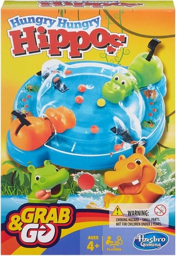 [BGEHFZV9YUA9AQZV] Hasbro Hungry Hippo Grab And Go Game Board Game Accessories Board Game