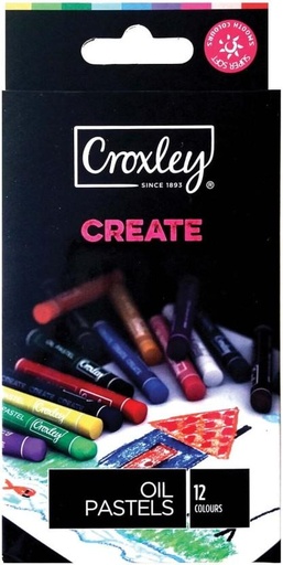 [CRYH29QZDAAUQYV4] Croxley Create Oil Pastels Oil pastel Crayons (Set of 16)