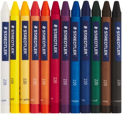 [CRYH7SJRAHA8VVFJ] Staedtler Noris Club 220 Wax Crayons (Set of 25)