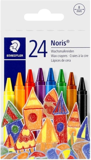 [CRYH7SJRT8EQE9S8] Staedtler Noris Club 220 Wax Crayons (Set of 12)