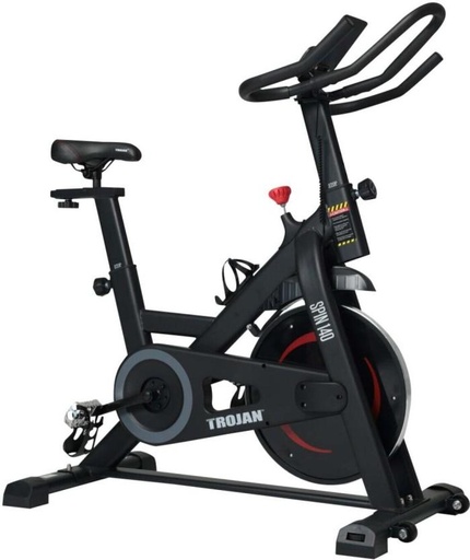 [CEBH2CZ8MDE8SVHN] Trojan Spin 140 Spinning Indoor Cycles Cardio Exercise Bike (Black, Grey)