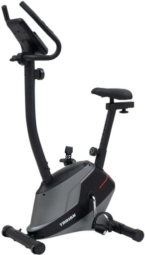 [CEBH2CZ8E2NARCJQ] Trojan Pursuit 400 Stationary Indoor Cycles Cardio Exercise Bike (Black, Grey)
