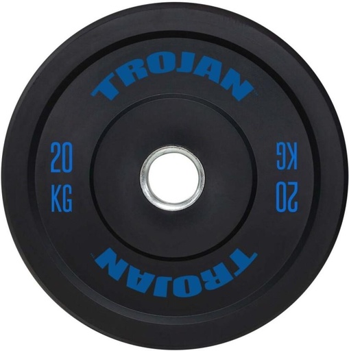 [FEWH2E8NXHHGXN8M] Trojan Rubber Bumper Plate Black Weight Plate (20500 g)