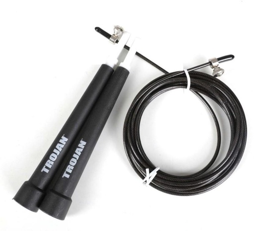 [SREH2UF69RFY4GSN] Trojan Cable Speed Rope Speed Skipping Rope (Black, Length: 270 cm)