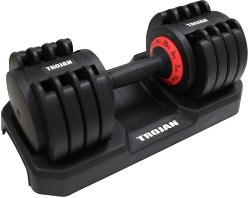 [DBBH7TZG8H49ZJ9F] Trojan Adjustable Dumbbell Set Adjustable Dumbbells (20 kg)