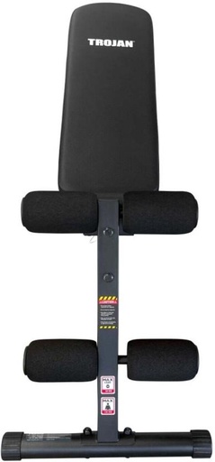 [FNBH28H9GYDY8HZE] Trojan Pro 400 Bench Black Multipurpose Fitness Bench