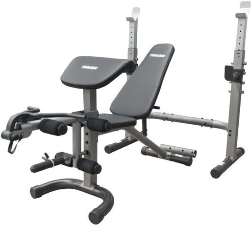 [FNBH28H9ZP9JNHPG] Trojan Pro Series Bench With Rack Multipurpose Fitness Bench