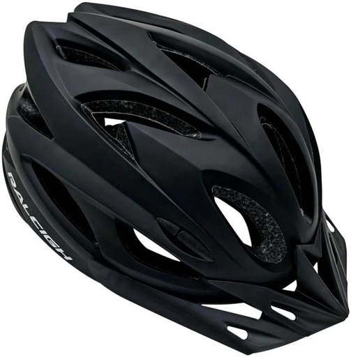 [HLMH227EHEYBGRUQ] Raleigh Apex Mens Helmet Cycling Open Face Helmet (Black)