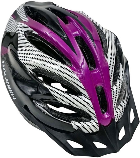[HLMH227EHRQYZRVW] Raleigh Vortex Ladies Helmet Cycling Open Face Helmet (Multicolour)