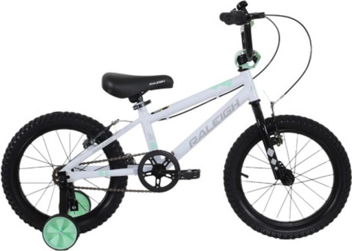 [CYCHDBK8XSZZBHDR] Raleigh Roar MTB Cycle 16 inch (Single Speed, White)