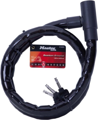 [BILH5HHA8EQEZFPF] MASTER LOCK Motor Bike Cable Cycle Lock