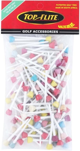 [TEEH2N6SBPABD8MH] Ultee Top Flite Xlong Golf Tees (Pack of 1, Multicolour)