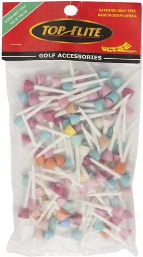 [TEEH2N6SZVFXN6RG] Ultee Top Flite Std Tees Golf Tees (Pack of 1, Multicolour)