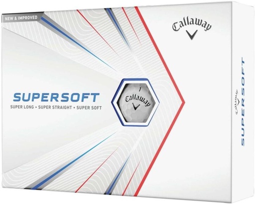 [BLLHFZU3QN8HW6FF] Callaway Supersoft 2023 G/Balls Golf Ball (Pack of 1, White)