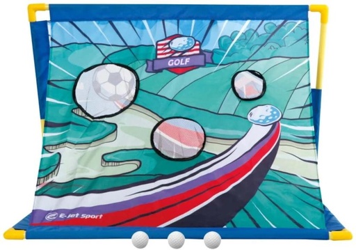 [BLLHFZU3X8ZMYD4E] E-Jet 3-In-1 Multi Sport Game Centre Golf Ball (Pack of 1, Multicolor)