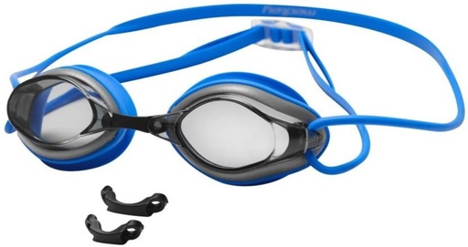 [GGSH27MZ5ESWG2ZD] Medley Adult Gala Goggle Swimming Goggles (Blue, Grey)