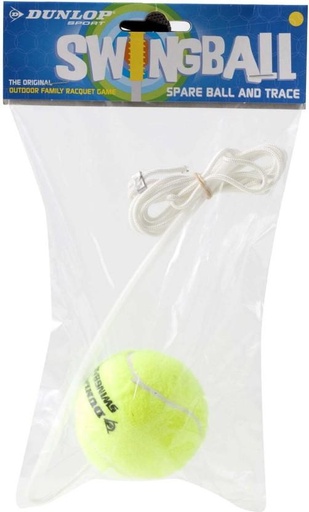[BLLHFZU3UMH4GVW2] Dunlop Swingball Spare Ball and Trace Tennis Ball (Pack of 1, Green)