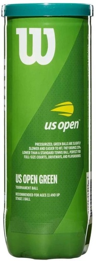 [BLLHFZU3RHGRPYAQ] Wilson Us Open Green Dot Ball 3 Ball Can Tennis Ball (Pack of 1, Green)