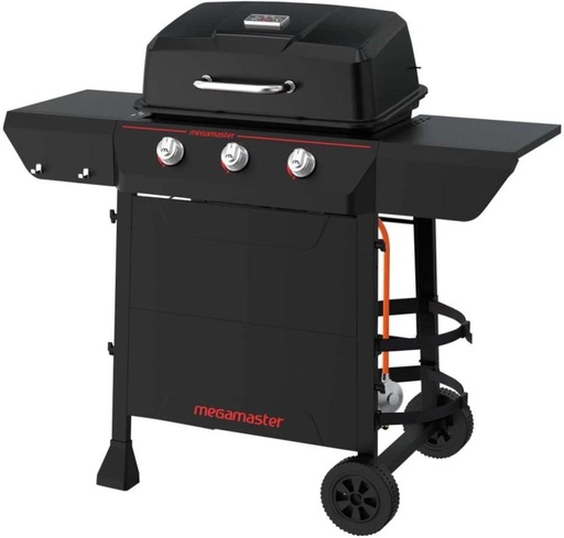 [BGLH7RPXY5JYMWUG] Megamaster Inferno 3-Burner Braai Gas Braai