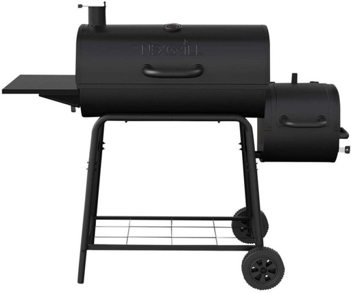 [BGLHFZWUFHZGGYWY] Nexgrill Barrel Smoker Braai Steel Charcoal Grill (Black)