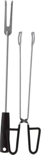[TNGH27PUVAEE3ZWH] Prestige Braai Set 420 mm Utility Tong Set (Pack of 1)
