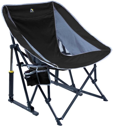 [CCHH7RHQZYSFBHVK] GCI OUTDOOR ROCKER CHAIR POD BLK Foldable Chair (Black, Blue)
