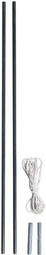 [TPOH5TGNAGFXGA4J] Camp Master Carbon Fiber Tent Pole (Pack of 1 x 2 pieces)