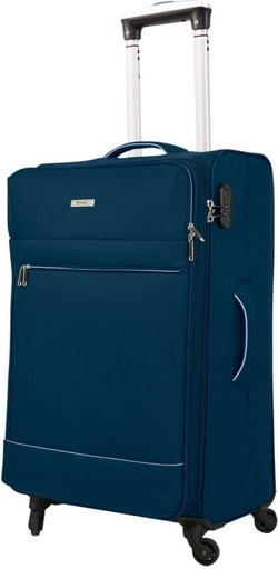 [STCHFXFADQTMTYDA] Tosca Platinum Trolley Blue Check-in Suitcase 4 Wheels - 20 inch (Blue)