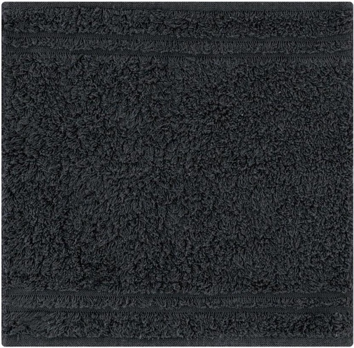 [BTWH4U4ABK6VTQPG] Glodina Marathon Face Cloth Cotton Face Towel (Black, 30 cm x 30 cm)