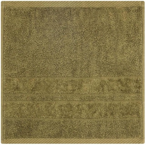 [BTWH4U4AGTPGYG4Z] Glodina Zero Twist Face Cloth Cotton Face Towel (Pesto, 30 cm x 30 cm)