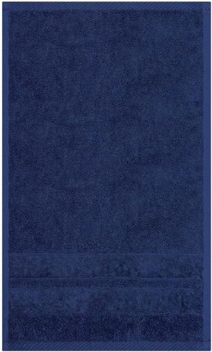 [BTWH4U4AH7WMCBTF] Glodina Zero Twist Guest Towel Cotton Guest Towel (Navy, 50 cm x 30 cm)