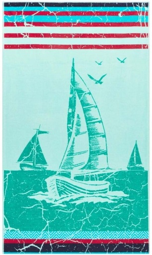 [BTWHFRWXMAKV2XUE] Colibri Velour Beach Towel Cotton Bath Towel (Multicolour, 14.8 inch x 8.5 inch)