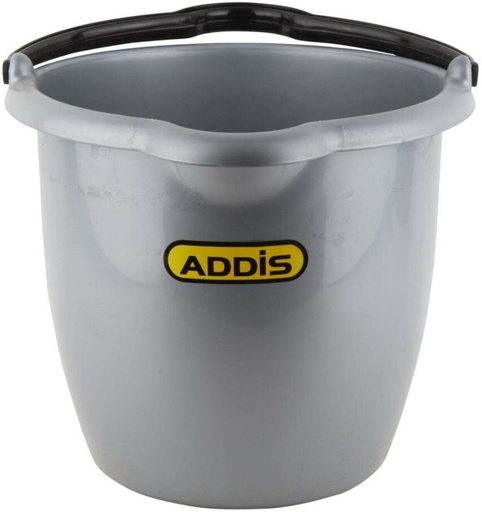 [BKTH2GN82KZZNWN8] Addis 13 L Steel Bucket (Grey)