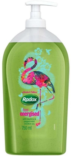 [BDWHFTE9AUBKHYCX] Radox Feel Energised with Keylime & Peppermint Shower Gel Body Wash (12 x 750 ml)